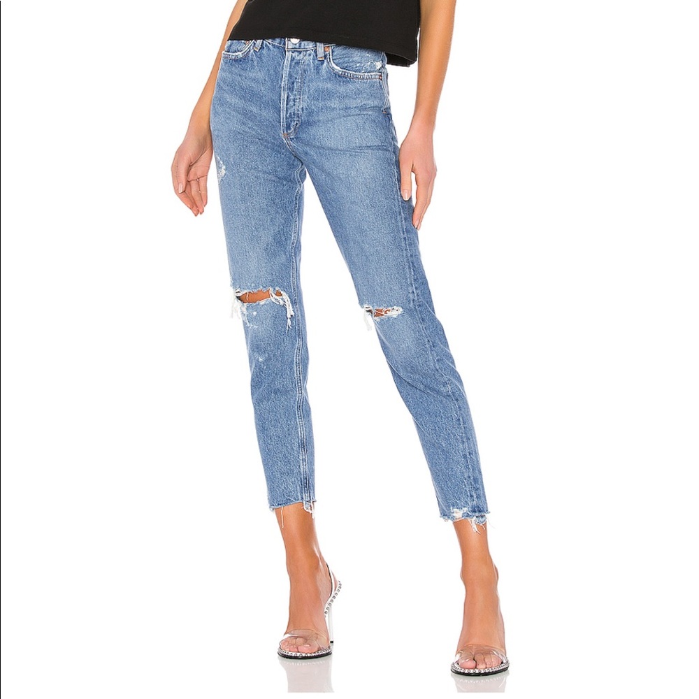 AGOLDE Jamie High Rise Straight Arrival Size 25